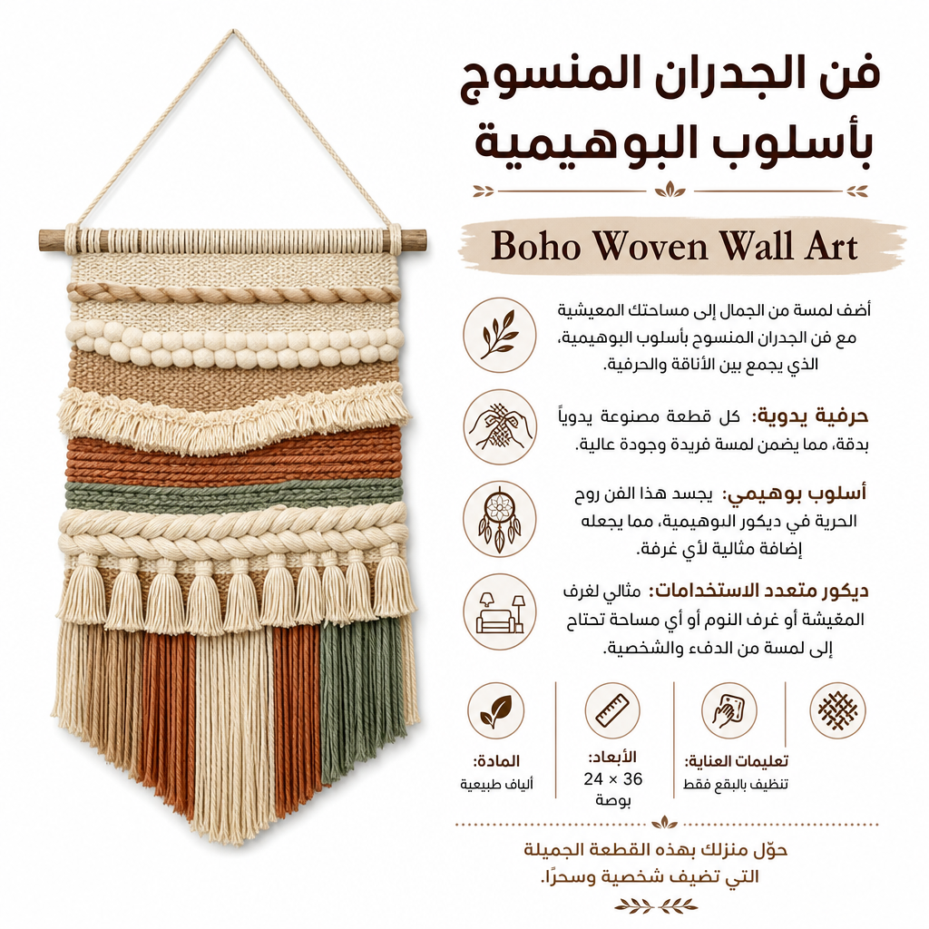 Boho Woven Wall Art