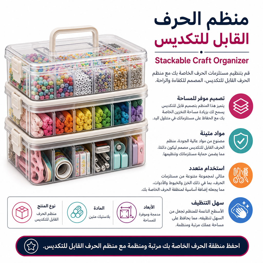 Stackable Craft Organizer
