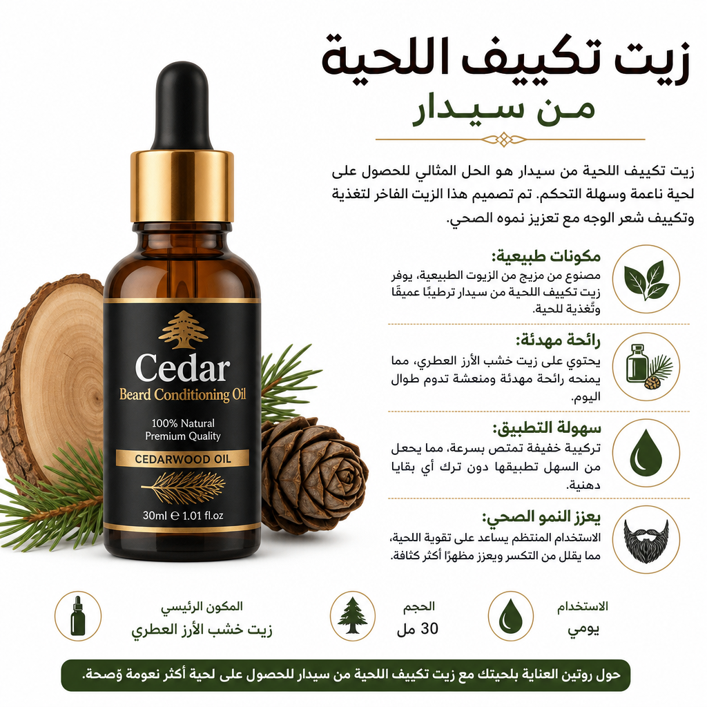 Cedar Beard Conditioning Oil