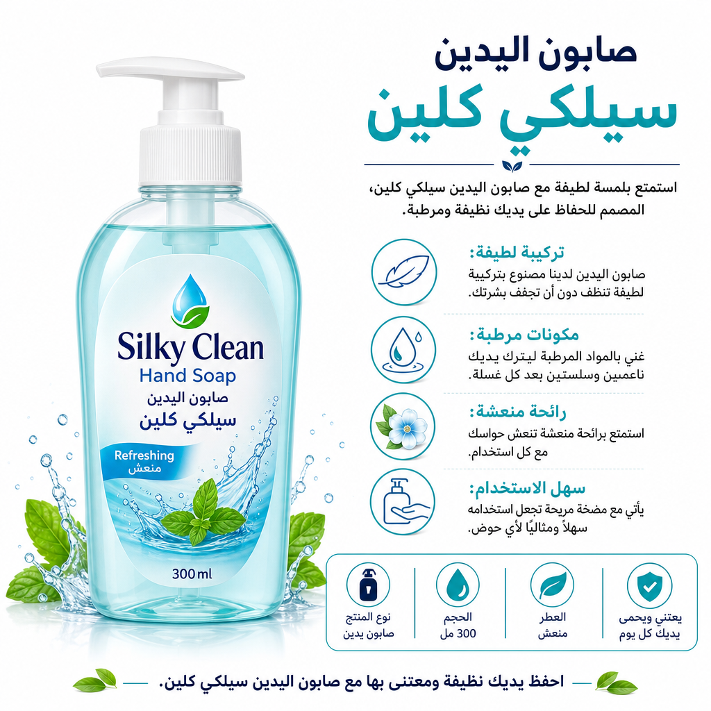 Silky Clean Hand Soap