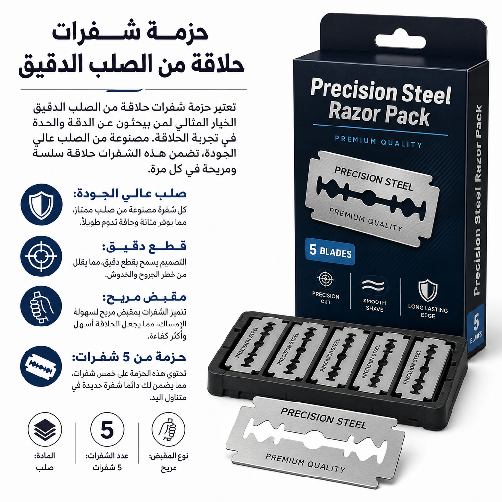Precision Steel Razor Pack