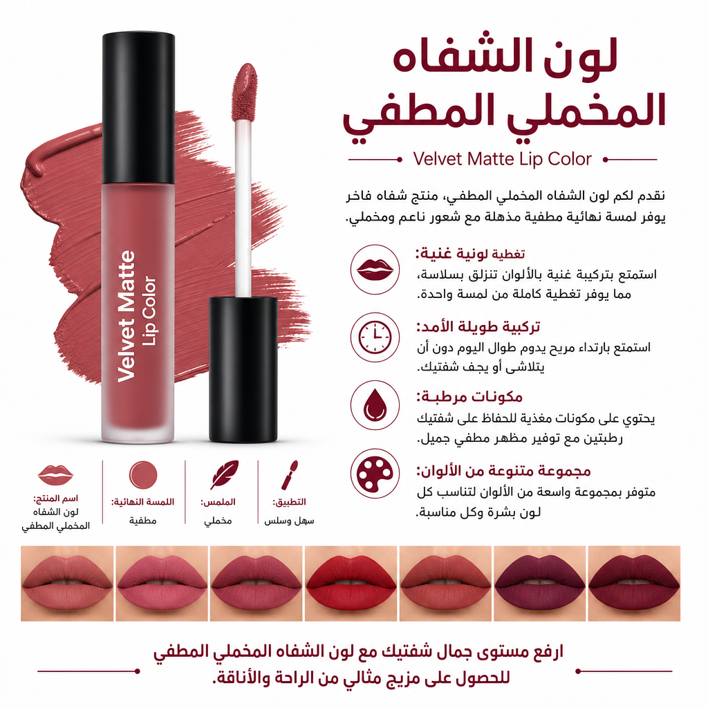 Velvet Matte Lip Color
