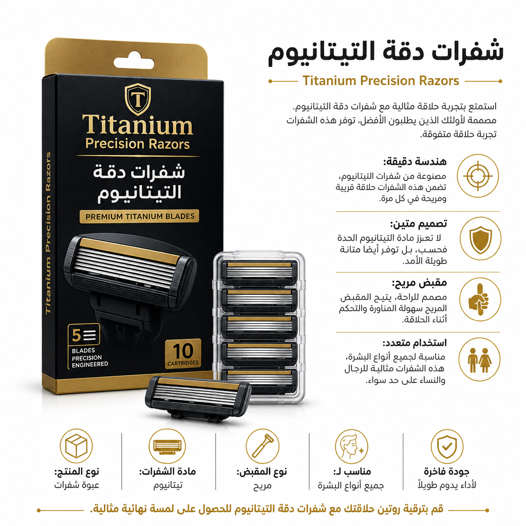 Titanium Precision Razors