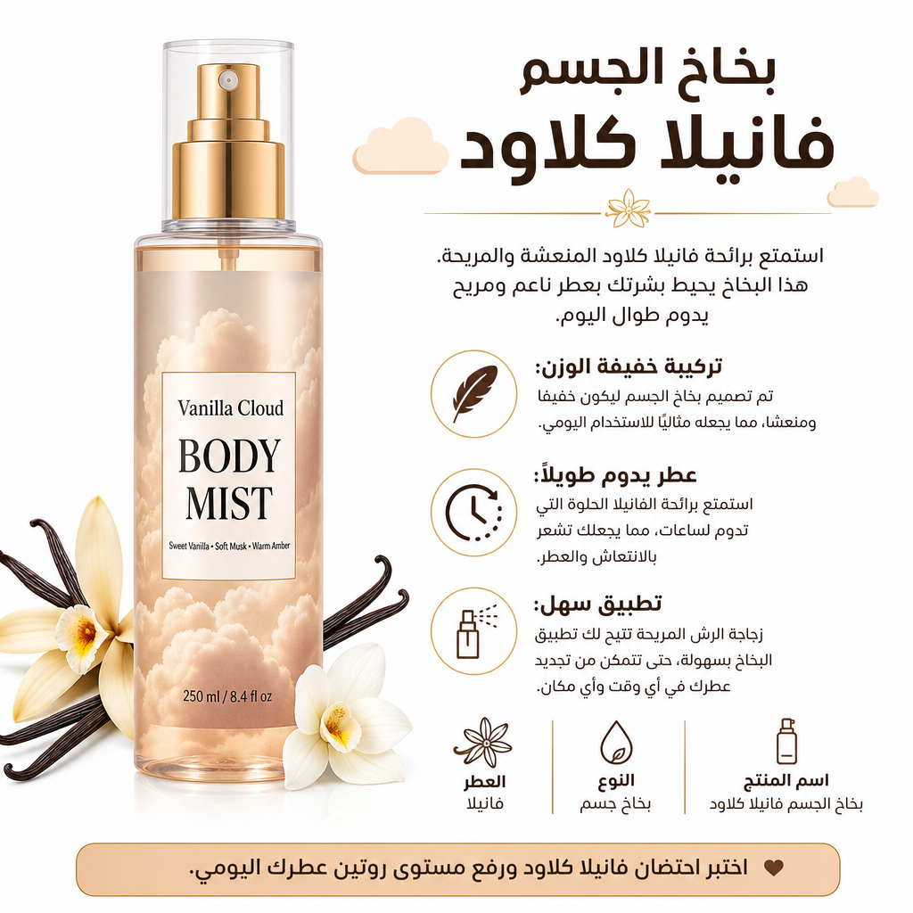 Vanilla Cloud Body Mist