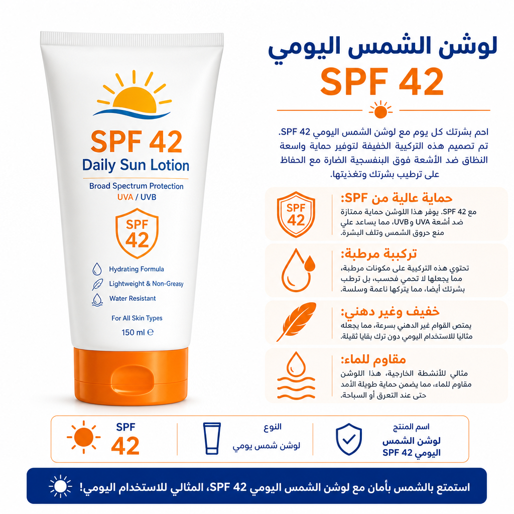 SPF 42 Daily Sun Lotion