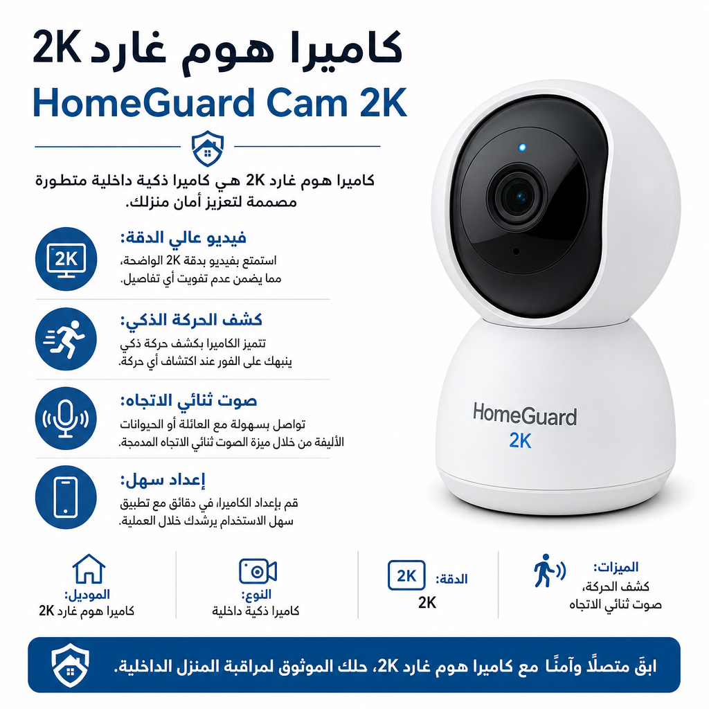 HomeGuard Cam 2K