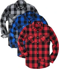 Men's Plaid Casual Shirt