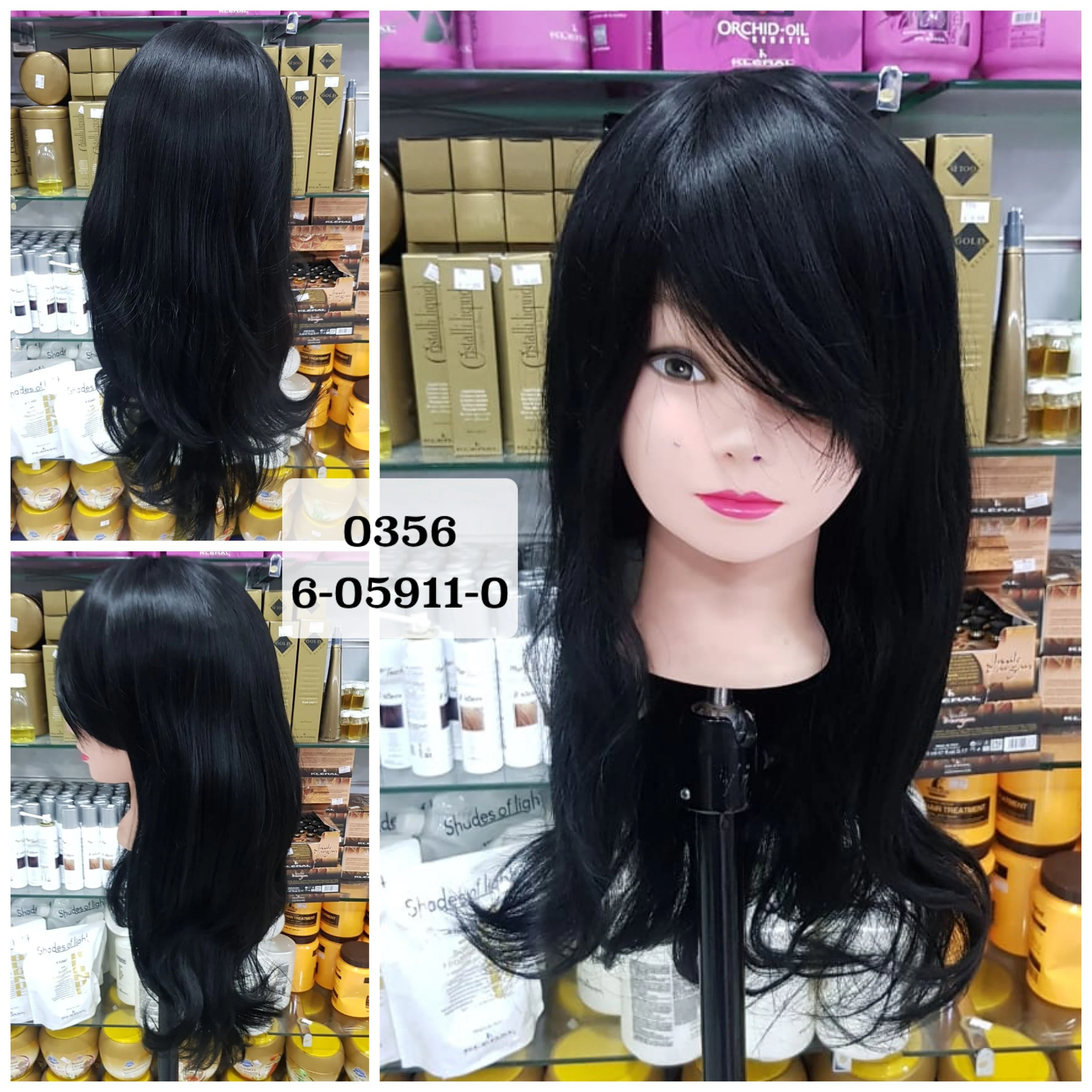 Synthetic Wig Model No. 0356
