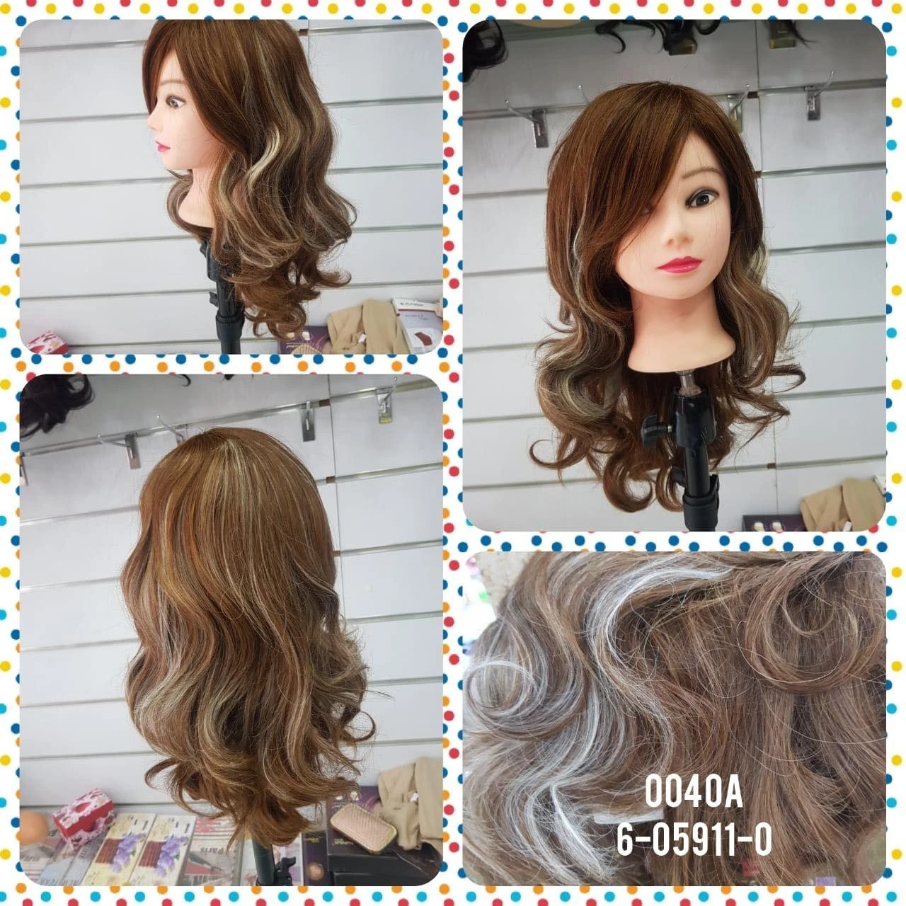 Synthetic Wig  Model No.0040