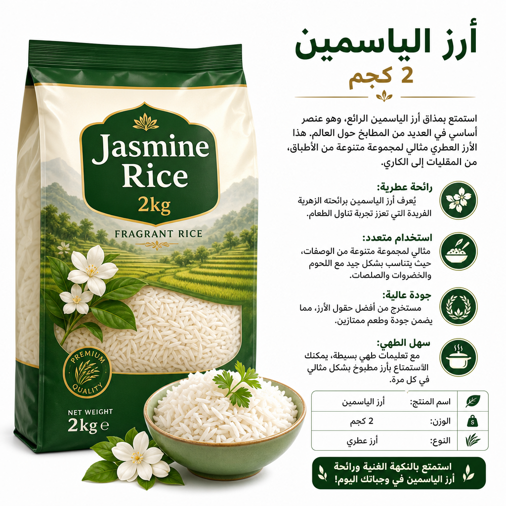 Jasmine Rice 2kg