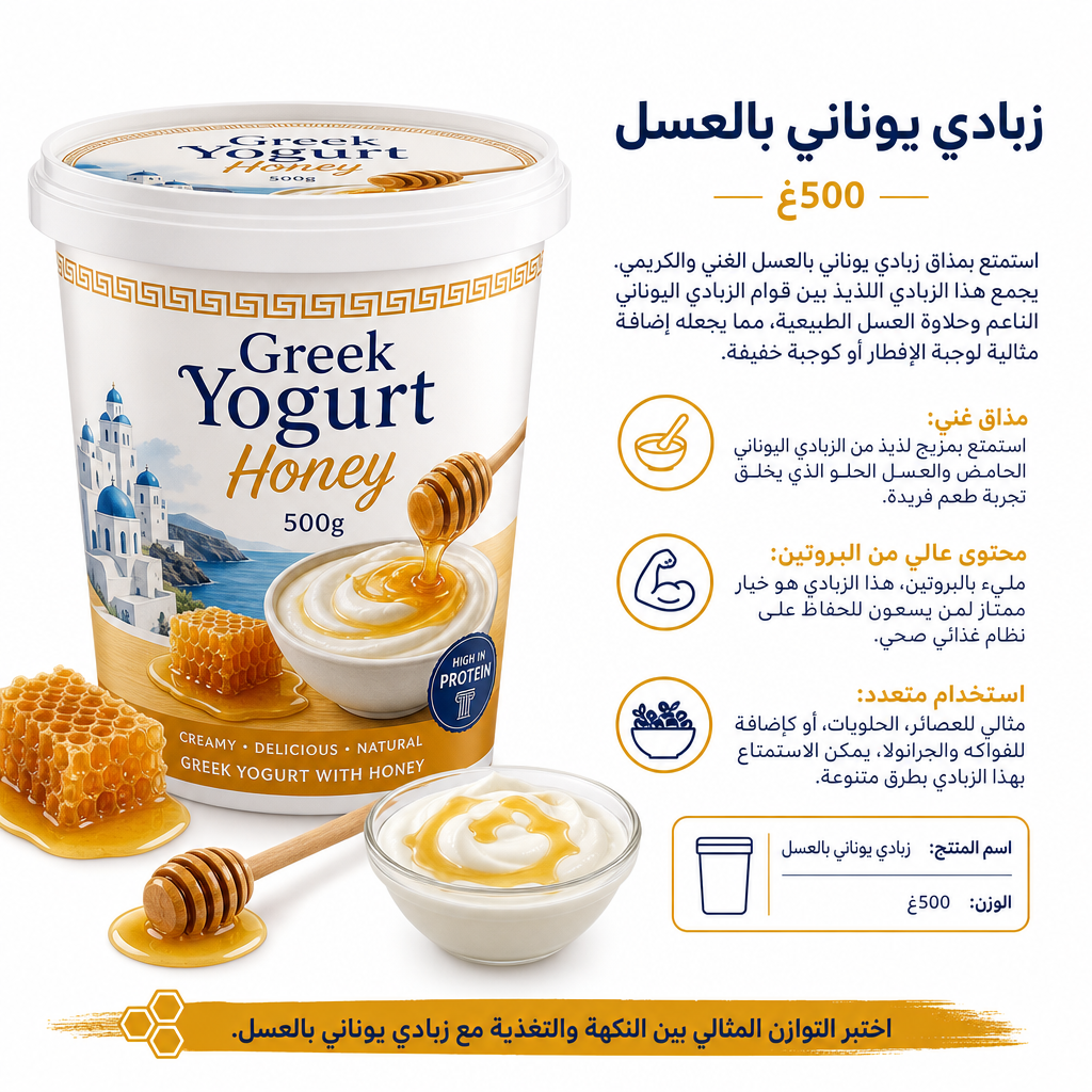 Greek Yogurt Honey 500g