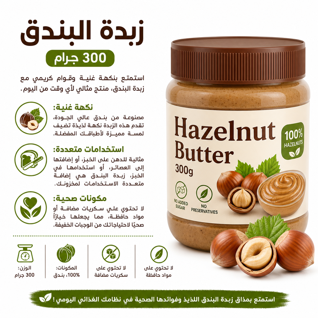 Hazelnut Butter 300g