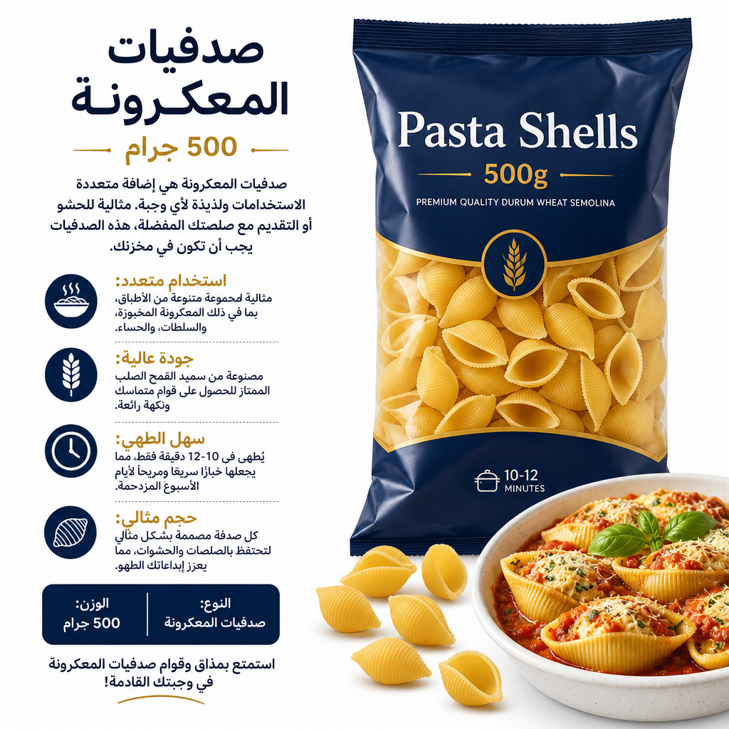 Pasta Shells 500g