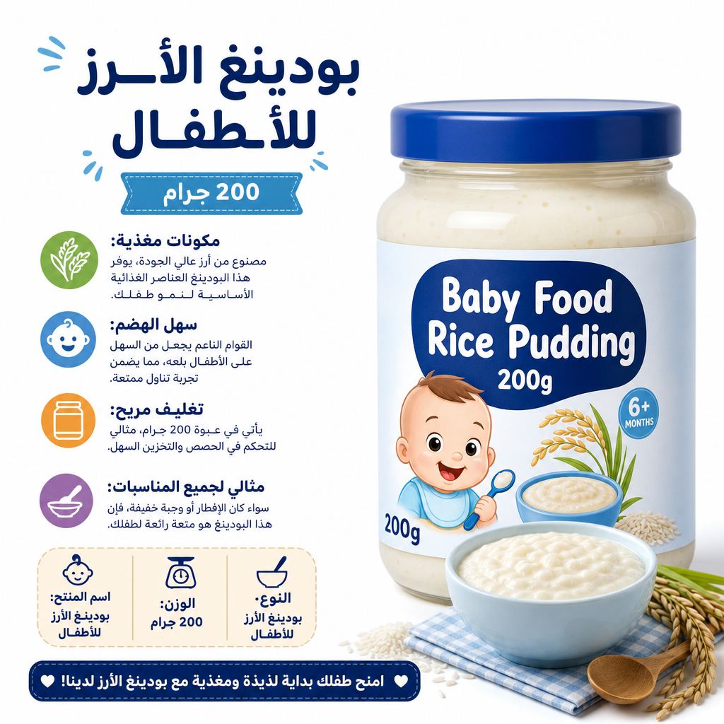Baby Food Rice Pudding 200g