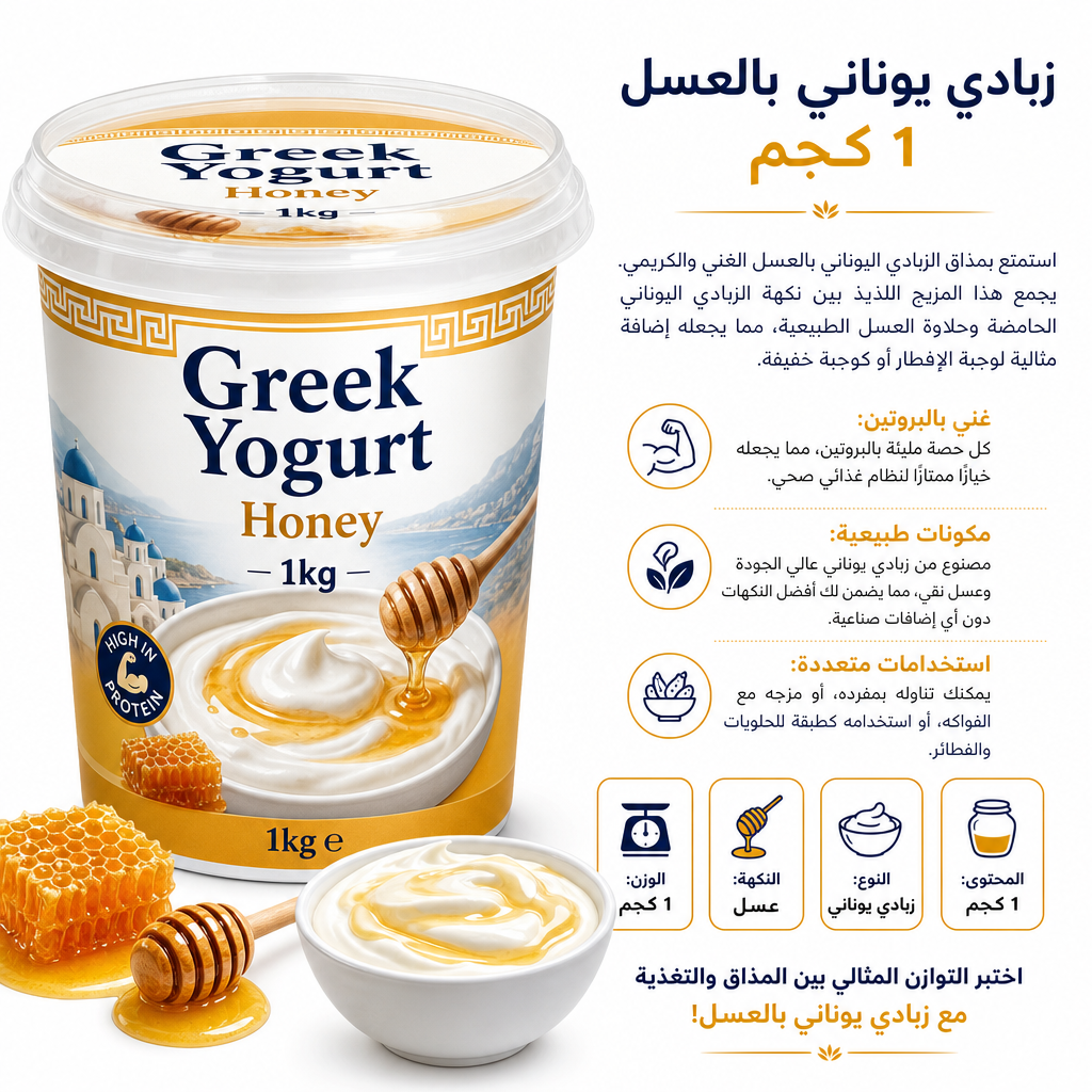 Greek Yogurt Honey 1kg